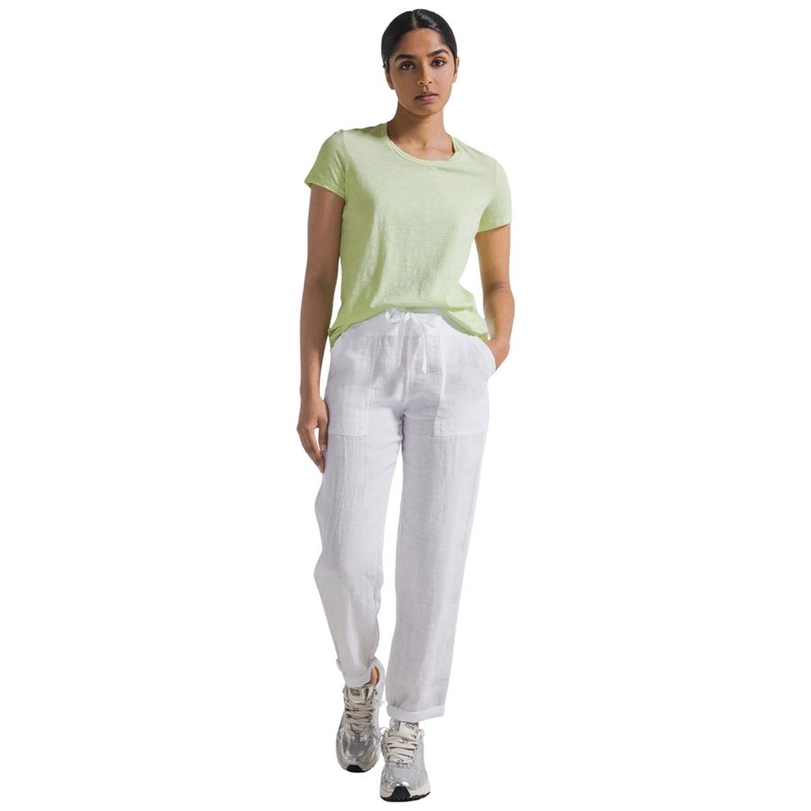 Pantaloni in lino bianco da donna Deha | D4259610001